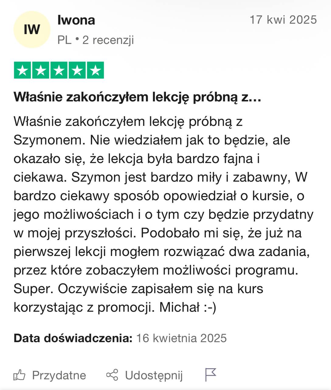 Opinia o Kodland
